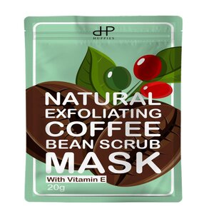 CEK BPOM Huppies Natural Exfoliating Coffee Bean Scrub Body Mask