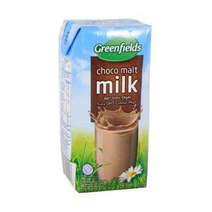 CEK BPOM Greenfields Susu UHT Rasa Cokelat Malt (Chocomalt Milk)