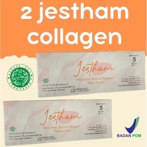 CEK BPOM Minuman Serbuk Kolagen Rasa Jeruk Jestham