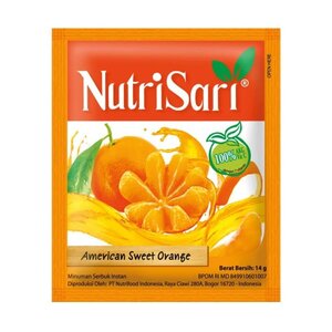 CEK BPOM Nutrisari Minuman Serbuk Instan Rasa American Sweet Orange