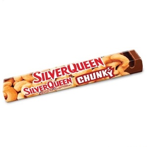 CEK BPOM Silver Queen - Chunky Cokelat Susu Dengan Kacang Mente