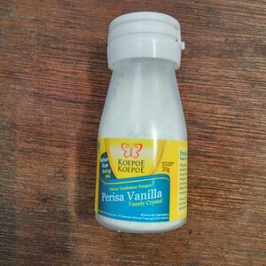 CEK BPOM Bahan Tambahan Pangan Perisa Vanilla (Vanely Crystal) Koepoe Koepoe