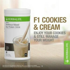 CEK BPOM Serbuk Minuman Kedelai Rasa Kukis & Krim Herbalife F1