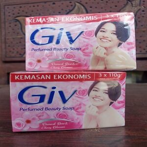 Cek Bpom Beauty Soap Damask Rose & Cherry Blossom (Pink) Giv