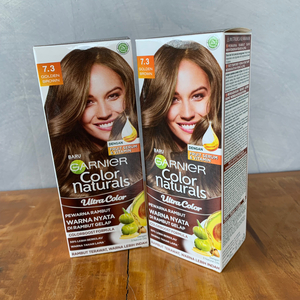 Cek Bpom Color Naturals Ultra Color - Krim Pewarna 7.3 Golden Brown Garnier