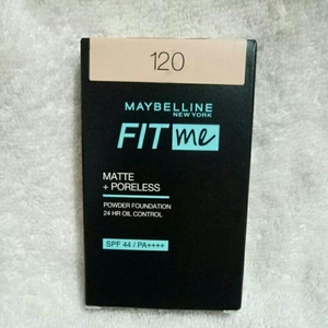 Cek Bpom Fit Me Matte + Poreless Powder Foundation 120 Maybelline