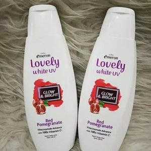 Cek Bpom Hand & Body Lotion Glow & Bright ( Red Pomegranate ) Emeron Lovely White Uv