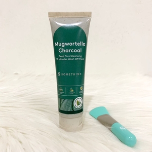 Cek Bpom Mugwortella Charcoal Deep Pore Cleansing 10 Minutes Wash Off Mask Somethinc