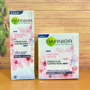 Cek Bpom Skin Naturals Sakura White Pinkish Glow Sleeping Mask Night Garnier