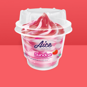 Cek Bpom Es Krim Rasa Stroberi (Strawberry Sundae) Aice