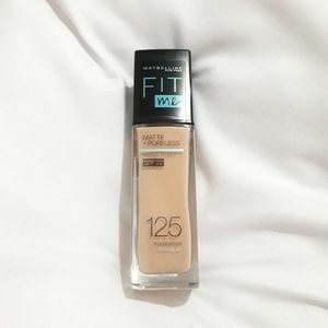 Cek Bpom Fit Me Matte + Poreless 125 Foundation Maybelline