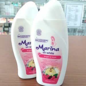 Cek Bpom Hand & Body Lotion - Bright & Fresh Marina Uv White