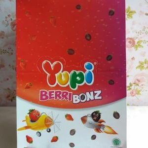 Cek Bpom Kembang Gula Lunak Jeli Aneka Rasa ( Stroberi, Blackberry - Berribonz ) Yupi