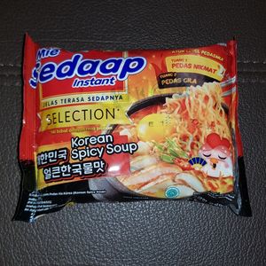 Cek Bpom Mi Instan Kuah Rasa Ayam Pedas Ala Korea (Korean Spicy Soup) Sedaap