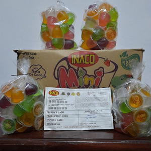 Cek Bpom Jeli Aneka Rasa (Stroberi, Leci, Mangga, Melon, Anggur, Nanas, Jeruk) Dengan Nata De Coco Inaco