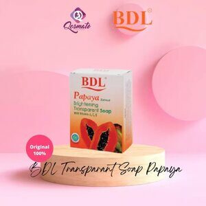 CEK BPOM Papaya Brightening Transparent Soap With Vitamin A, C, E