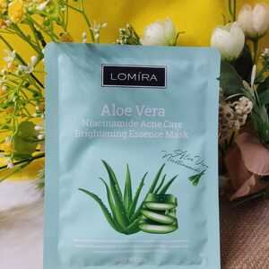 CEK BPOM Aloe Vera Niacinamide Acne Care Brightening Essence Mask