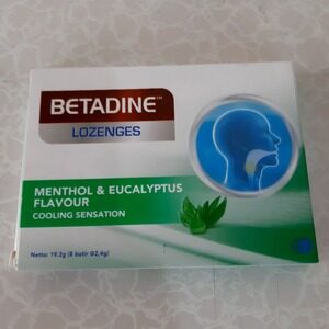 Betadine Lozenges Menthol & Eucalyptus Flavour