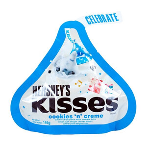 CEK BPOM Hersheys Kisses Cokelat Putih Imitasi dengan Kukis