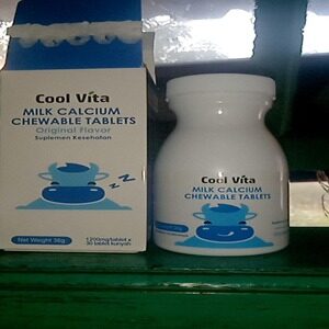 Cool Vita Milk Calcium Chewable Tablet (Original Flavor)