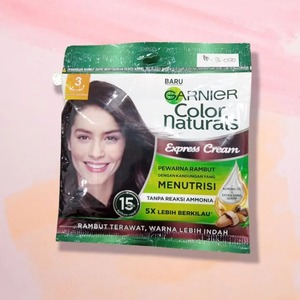 Cek Bpom Color Naturals Express Cream 3 Coklat Kehitaman - Krim Pewarna Garnier