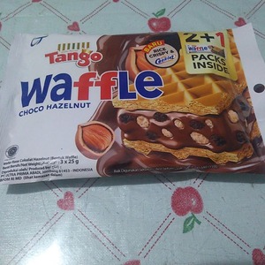 Cek Bpom Wafer Rasa Cokelat Hazelnut (Bentuk Waffle) Tango