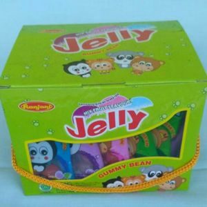 Cek Bpom Kembang Gula Jeli Aneka Rasa (Jeruk, Apel, Stroberi, Anggur) - Jelly Gummy Bean Ranjani