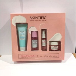 Cek BOPom Niacinamide Brightening Travel Kit 4pcs Skintific