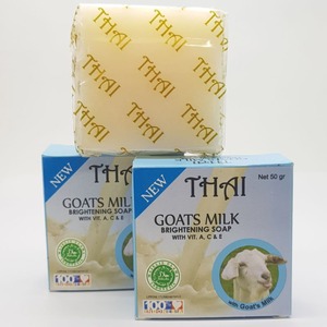 Cek Bpom New Goat's Milk Brightening Soap With Vitamin A,C,E & Niacinamide Thai