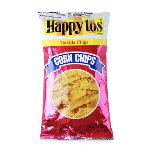 Happytos Makanan Ringan Jagung Rasa Original (Tortilla Chips)