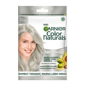 Cek Bpom Color Naturals Ultra Color Ash Blonde - Gel Pewarna Garnier