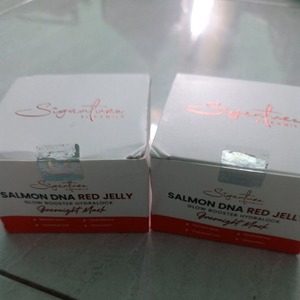 Cek Bpom Salmon DNA Red Jelly Glow Booster Hydralock Overnight Mask Signature By Kamila