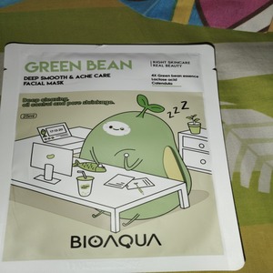 Cek Bpom Green Bean Deep Smooth & Acne Care Facial Mask Bioaqua