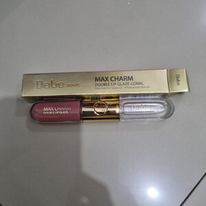 Cek Bpom Max Charm Double Lip Glaze-Coral