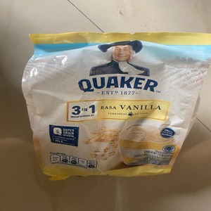 Cek Bpom Minuman Serbuk Serealia Rasa Vanila (3in1) Quaker