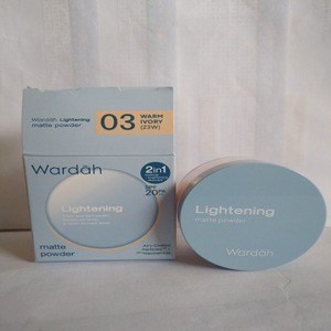 Cek Bpom Lightening Matte Powder 03 Warm Ivory (23W) Wardah