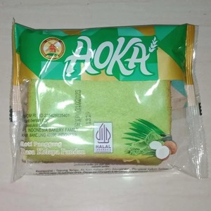 Cek Bpom Roti Panggang Isian Rasa Kelapa Pandan Aoka