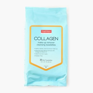 Cek Bpom Collagen Make-Up Remover Cleansing Towelettes Purederm