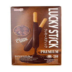 Cek Bpom Lucky Stick Biskuit Cokelat Bentuk Stik Dengan Krim Cokelat