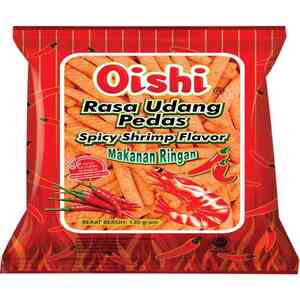 Cek Bpom Oishi Makanan Ringan Rasa Udang Pedas (Spicy Shrimp Flavor)