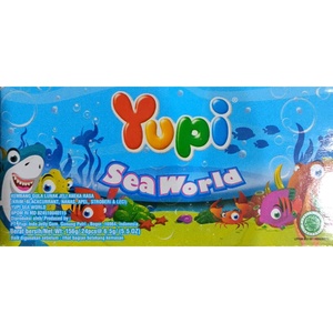 Cek Bpom Yupi - Seaworld Kembang Gula Lunak Jeli Aneka Rasa (Krim, Blackcurrant, Nanas, Apel, Stroberi dan Leci)